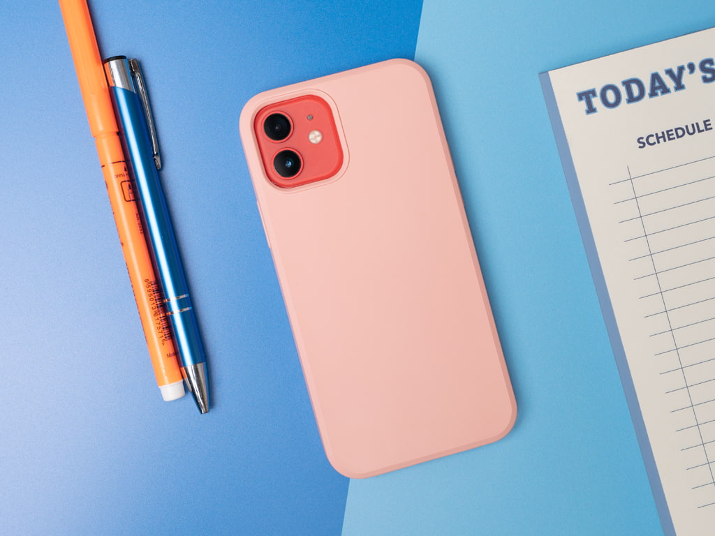 Silikonový kryt na iPhone 12 a iPhone 12 Pro - Růžový 2